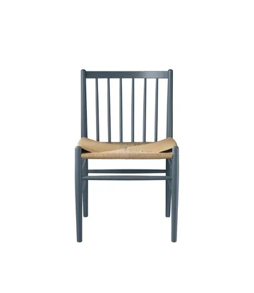 J80 chair - Beech blue grey painted-nature - FDB Møbler