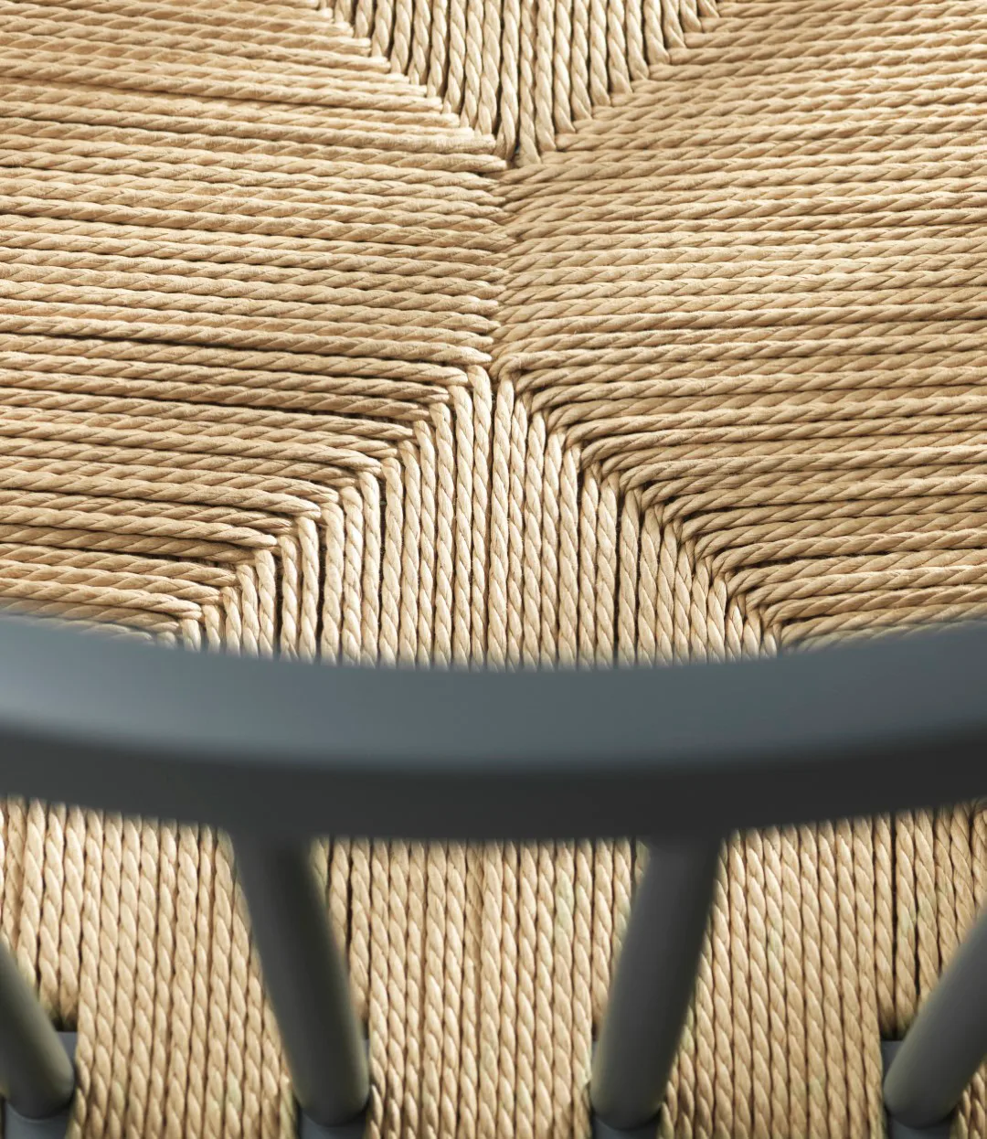 J80 chair, Beech blue grey painted-nature FDB Møbler