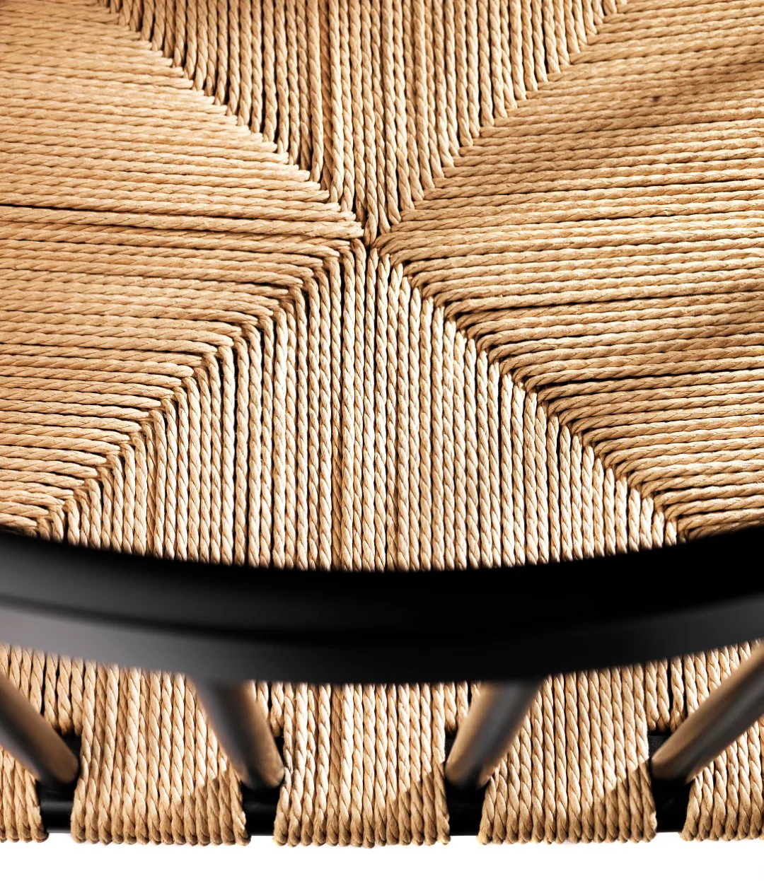 J81 chair with arms, Nature-beech black painted FDB Møbler