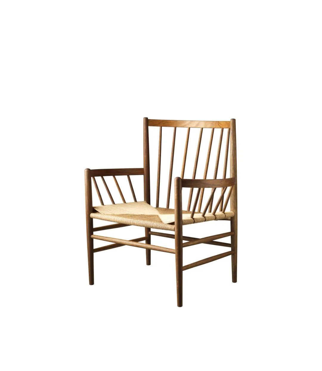 J82 armchair, Smoked oak oiled-nature FDB Møbler