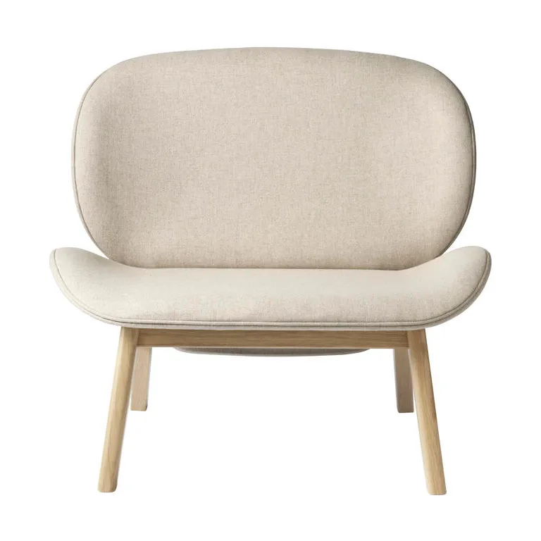 L32 Suru lounge chair, Oak nature lacquered-beige FDB Møbler