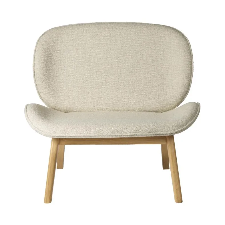 L32 Suru lounge chair, Oak nature lacquered-light beige FDB Møbler