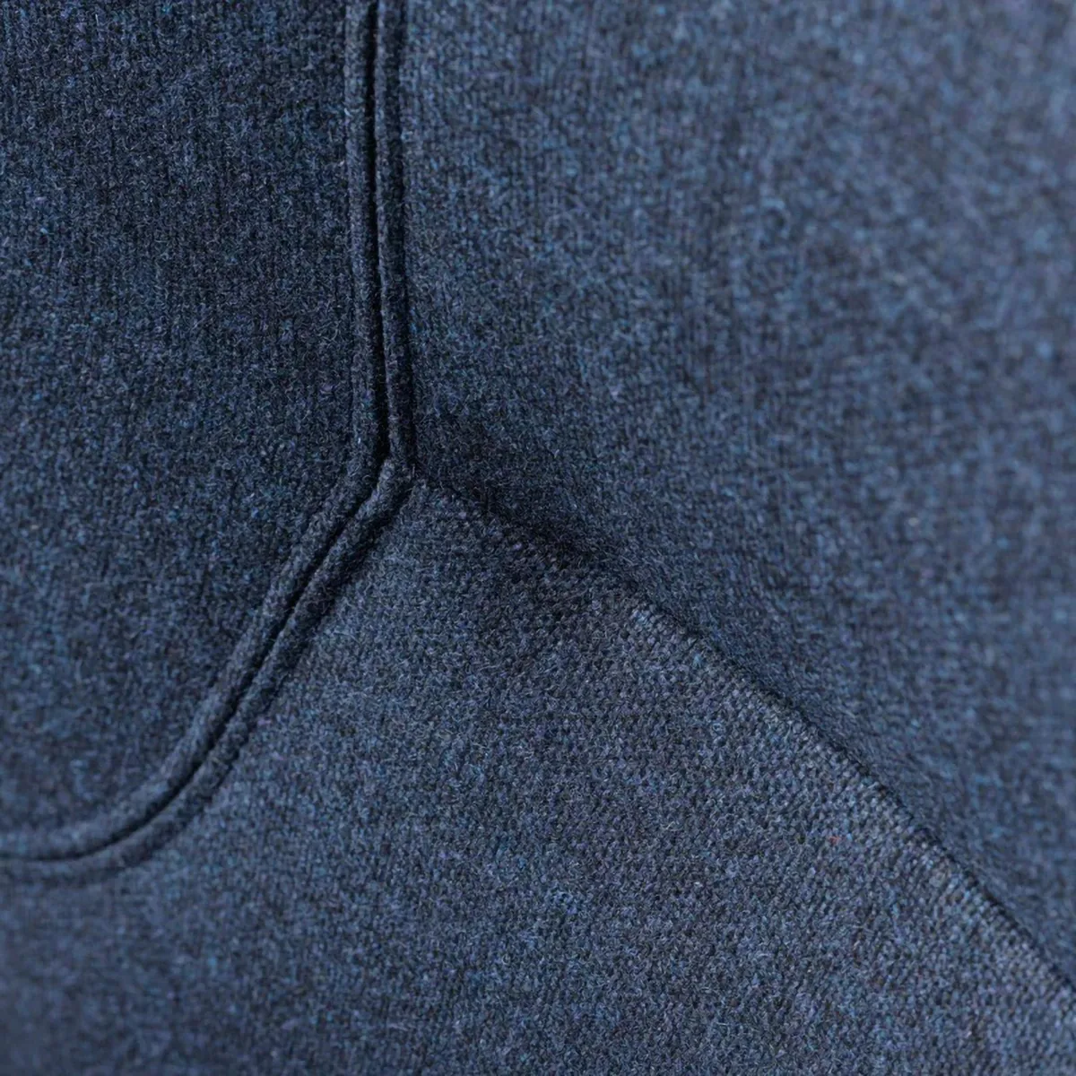L35 Gesja Wing Chair armchair, Dark blue-lacquered oak FDB Møbler