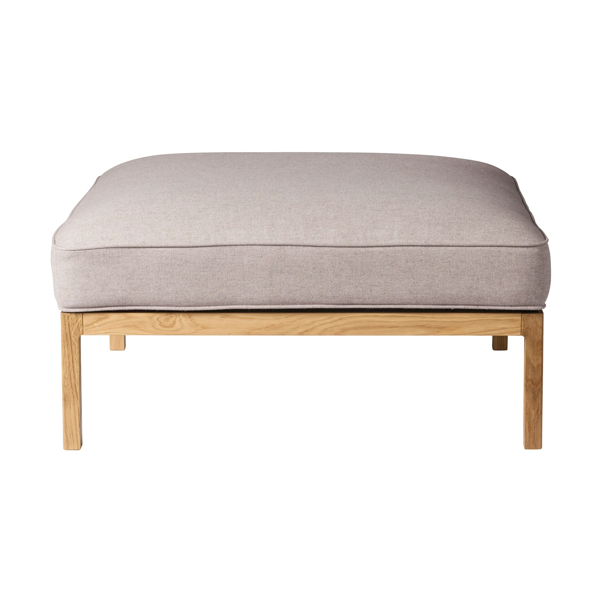 L37 7-9-13 sofa module, pouf 90 cm, Stone-lacquered oak FDB Møbler
