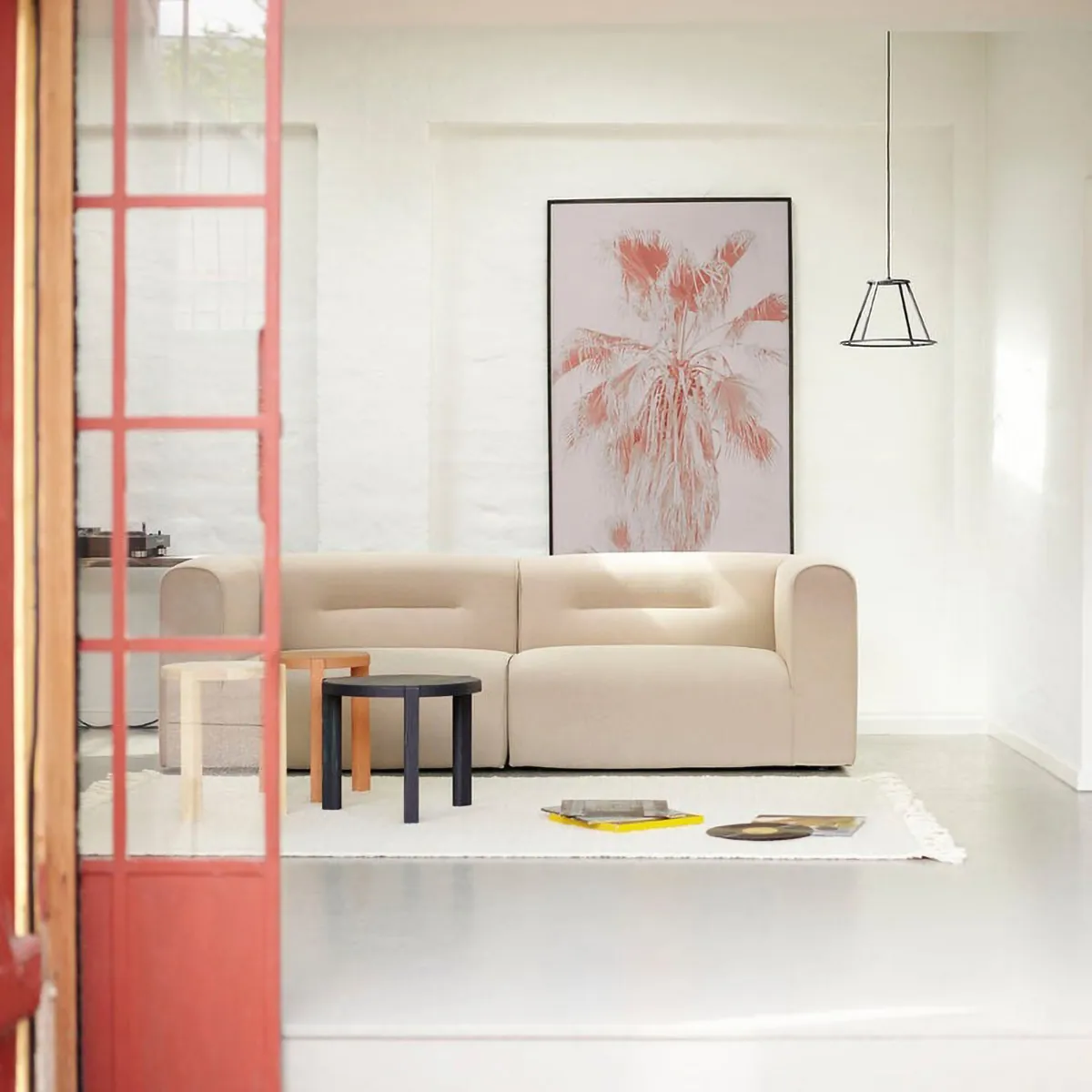 L44 Mols sofa module, left-hand, Beige FDB Møbler
