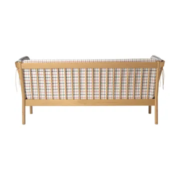 L45 MK154 sofa - Lacquered oak–beige fabric - FDB Møbler