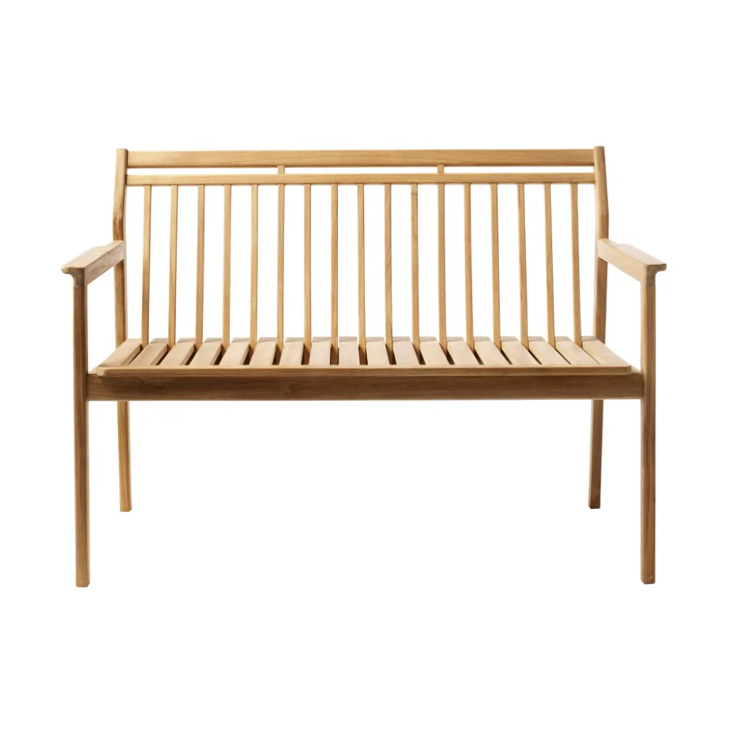 M12 Sammen 2-seater bench, Teak-nature oiled FDB Møbler