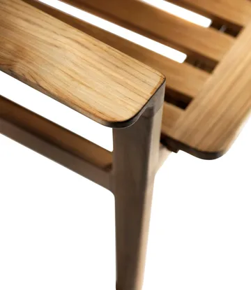 M12 Sammen 2-seater bench - Teak-nature oiled - FDB Møbler