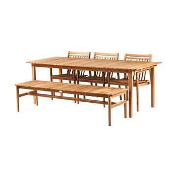 M2 Sammen garden table - Teak-nature oiled - FDB Møbler