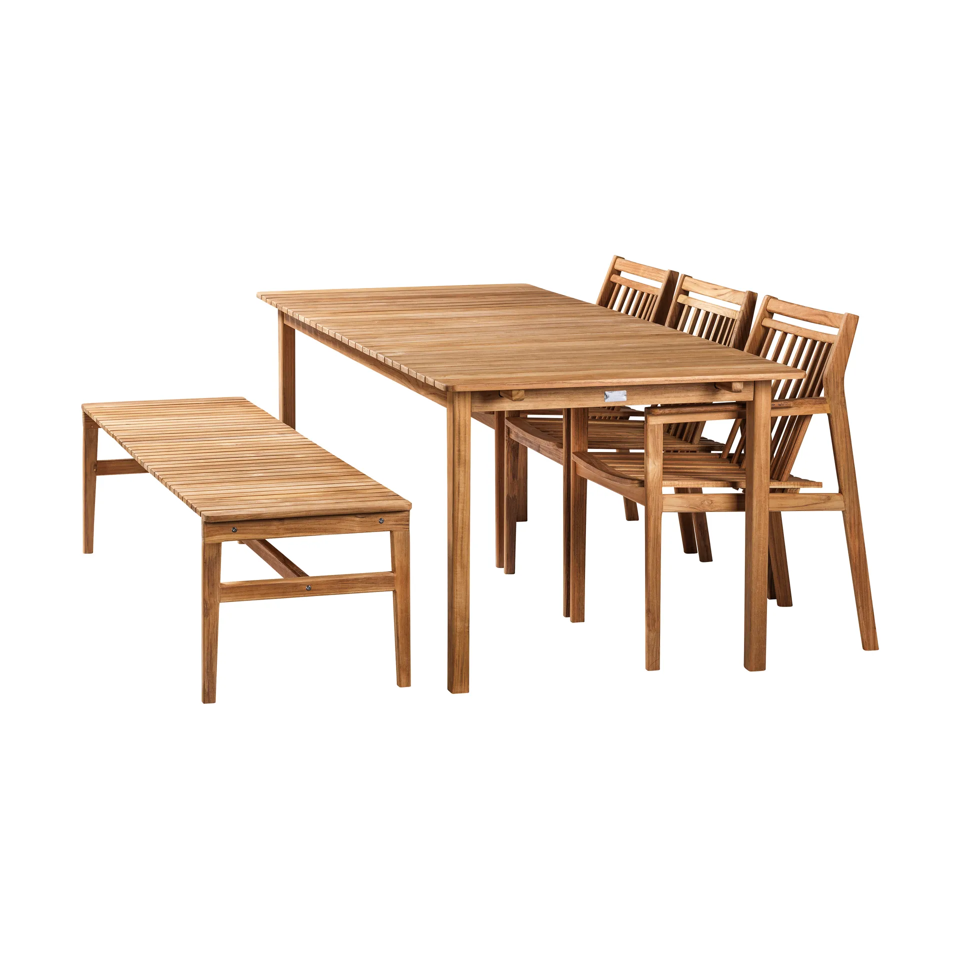 M2 Sammen garden table, Teak-nature oiled FDB Møbler