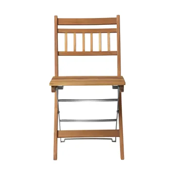 M23 Lilleø balcony chair - Teak-stainless steel - FDB Møbler