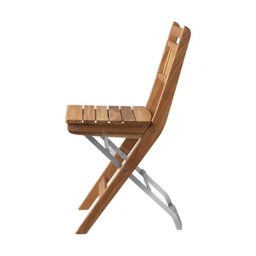 M23 Lilleø balcony chair - Teak-stainless steel - FDB Møbler