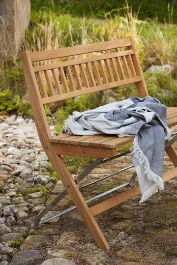 M24 Lilleø balcony bench - Teak-stainless steel - FDB Møbler