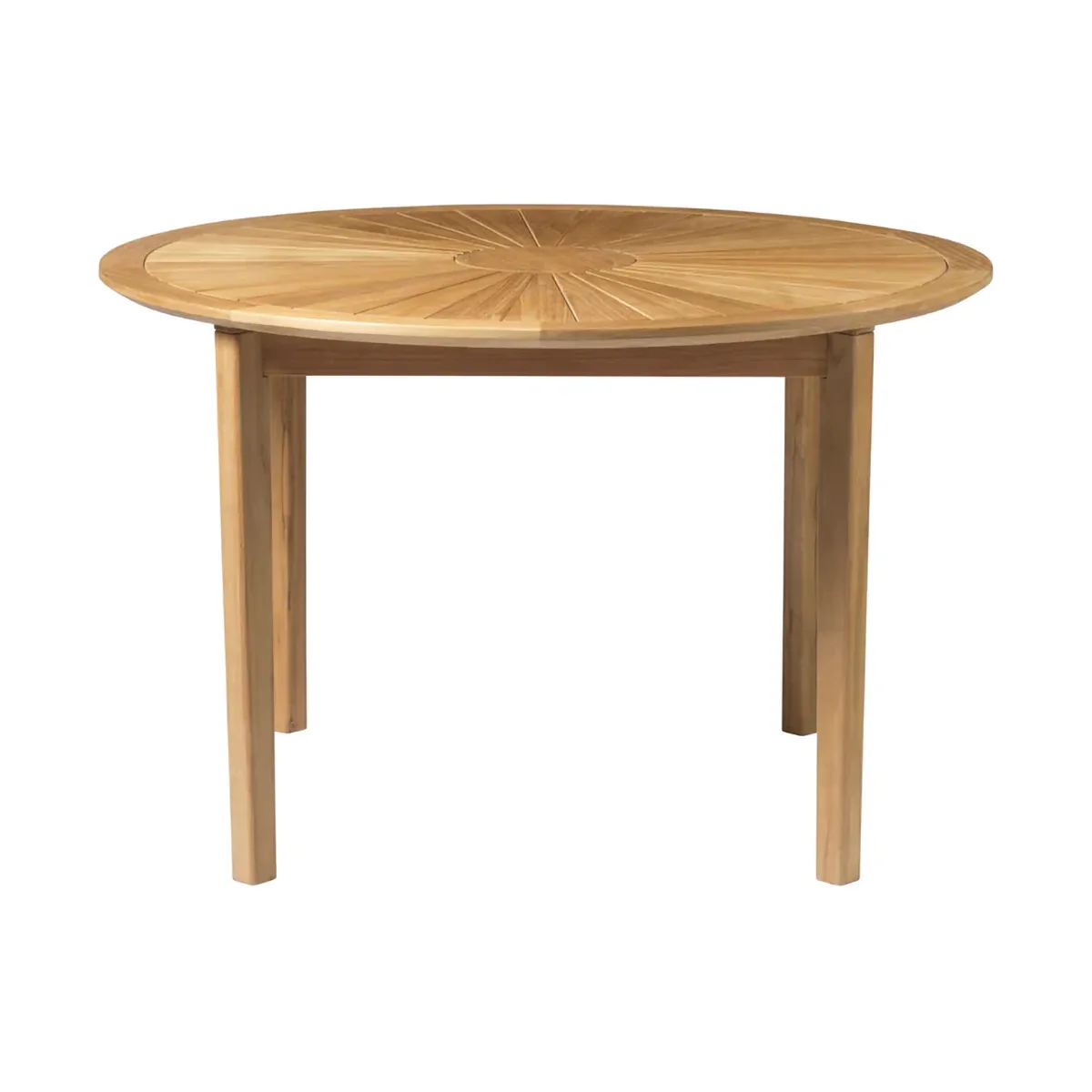 M27 Sammen round garden table Ø120 cm, Teak solid oiled FDB Møbler