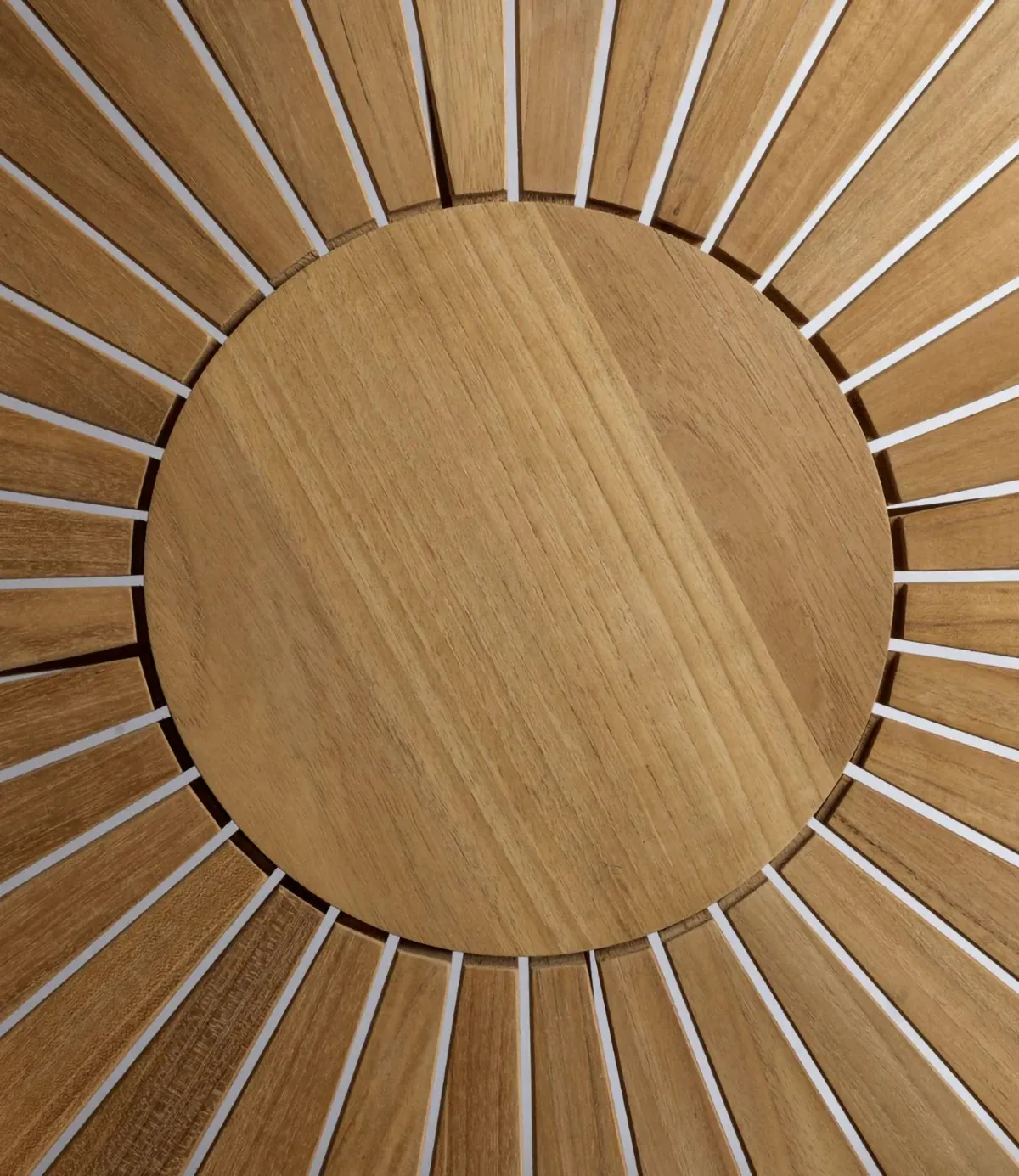 M27 Sammen round garden table Ø120 cm, Teak solid oiled FDB Møbler