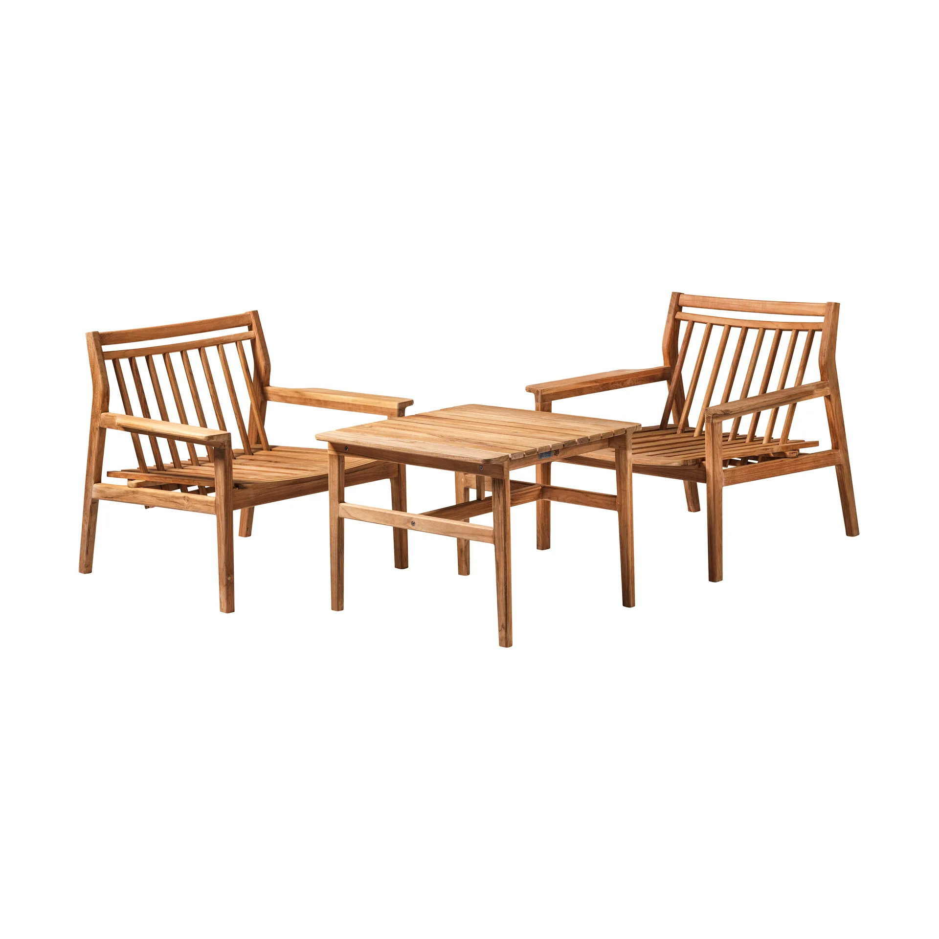 M6 Sammen lounge chair, Teak-nature oiled FDB Møbler