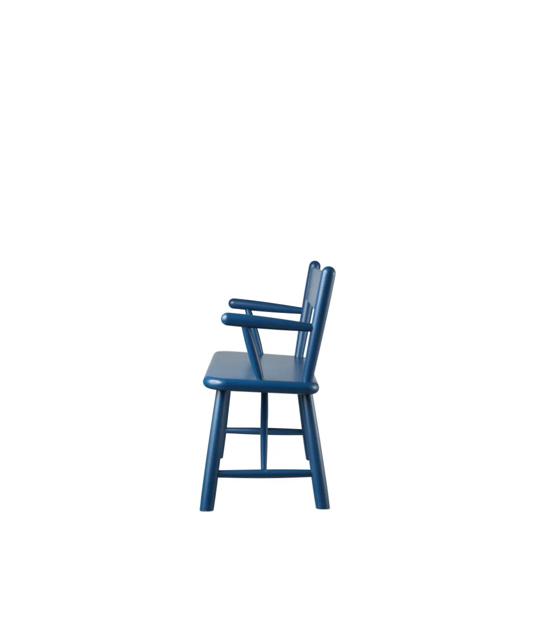 P11 children's bench, Beech blue painted FDB Møbler