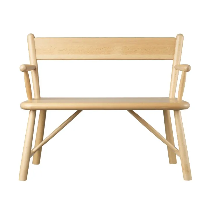 P11 children's bench, Beech nature lacquered FDB Møbler