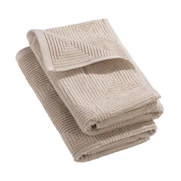 R33 Kirkeby towel 2-pack - Rainy day - FDB Møbler