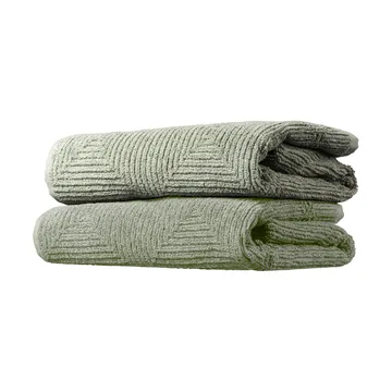 R33 Kirkeby towel 2-pack - Sea spray - FDB Møbler