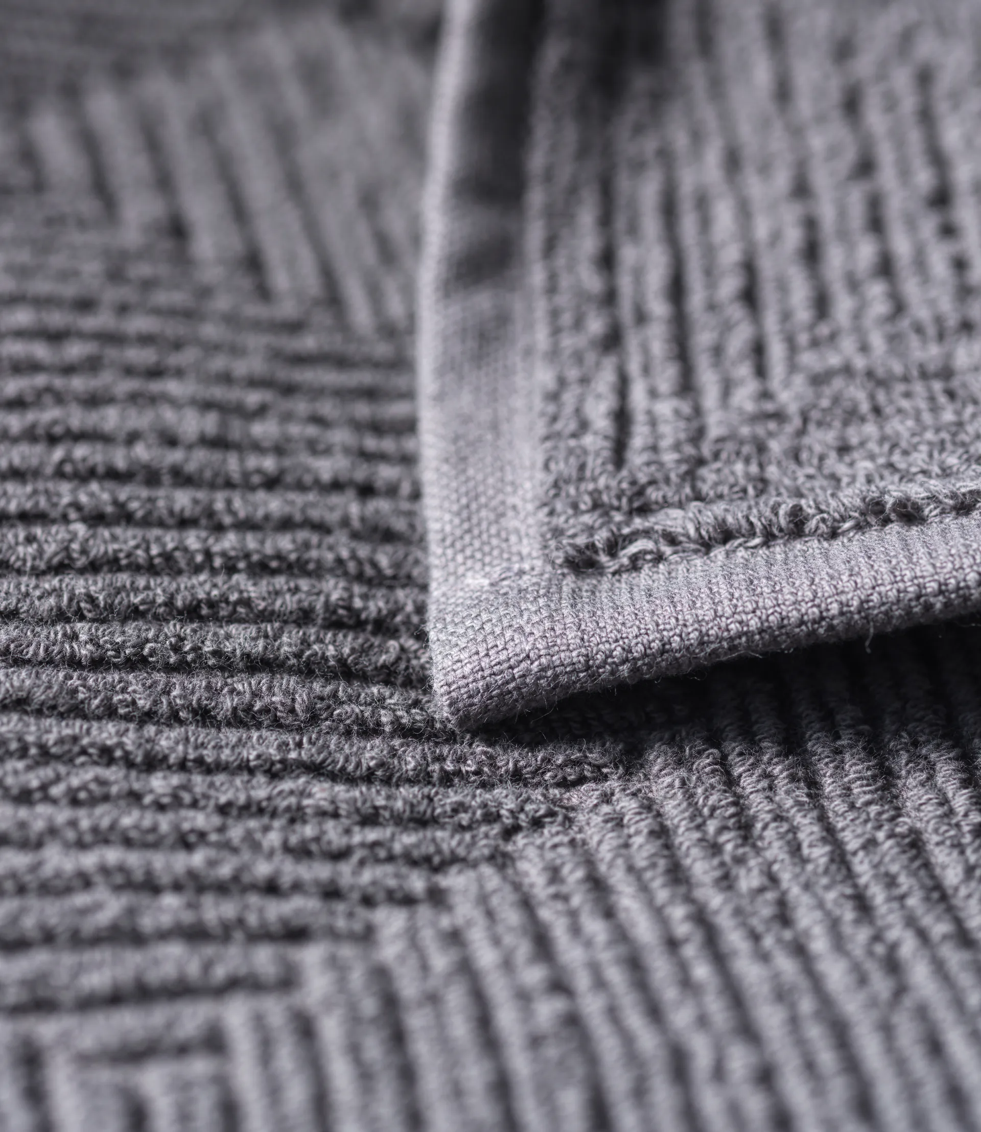 R33 Kirkeby towel set 4 pieces, Granite gray FDB Møbler