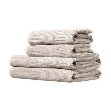 R33 Kirkeby towel set 4 pieces - Rainy day - FDB Møbler
