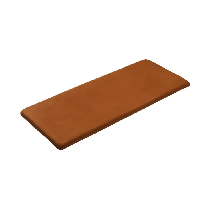 R6 Radius seat cushion 45x109 cm - Cognac leather - FDB Møbler