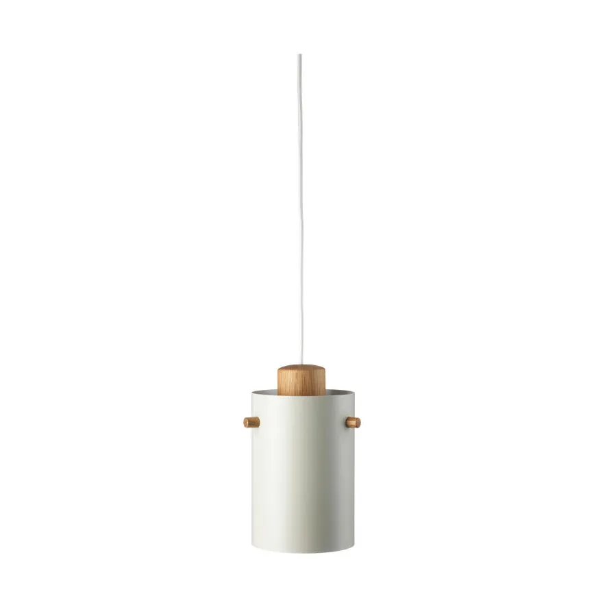 U10 Asnæs pendant, Oak nature lacquered-silk grey FDB Møbler