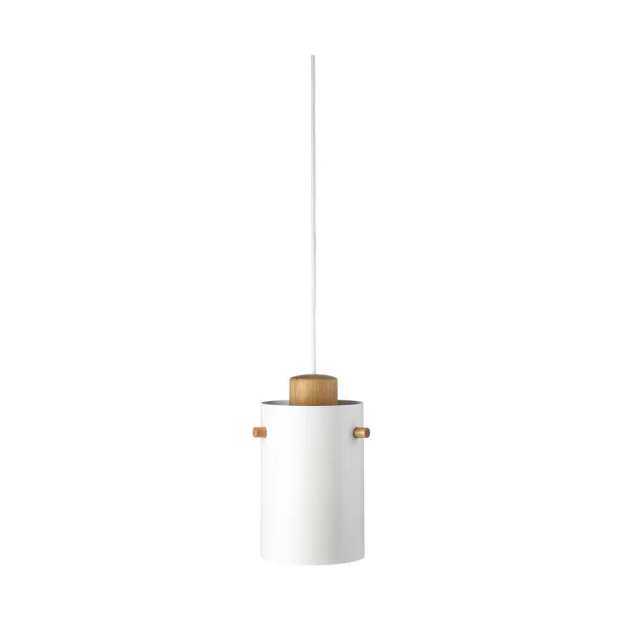 U10 Asnæs pendant, Oak nature lacquered-white FDB Møbler