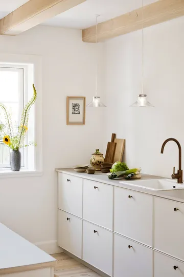 U11 Sletterhage pendant lamp - Aluminium–opal glass - FDB Møbler
