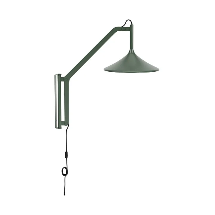 U18 Hasle wall lamp - Olive green, 67.5 cm - FDB Møbler