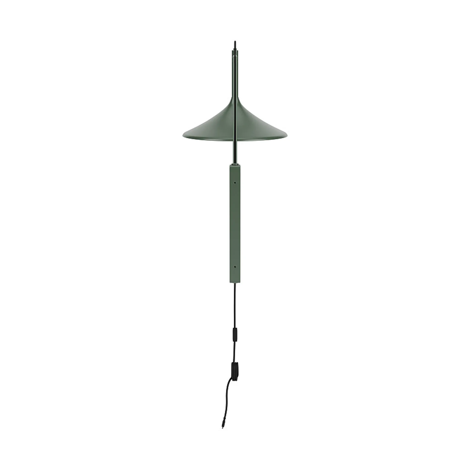 U18 Hasle wall lamp, Olive green, 67.5 cm FDB Møbler