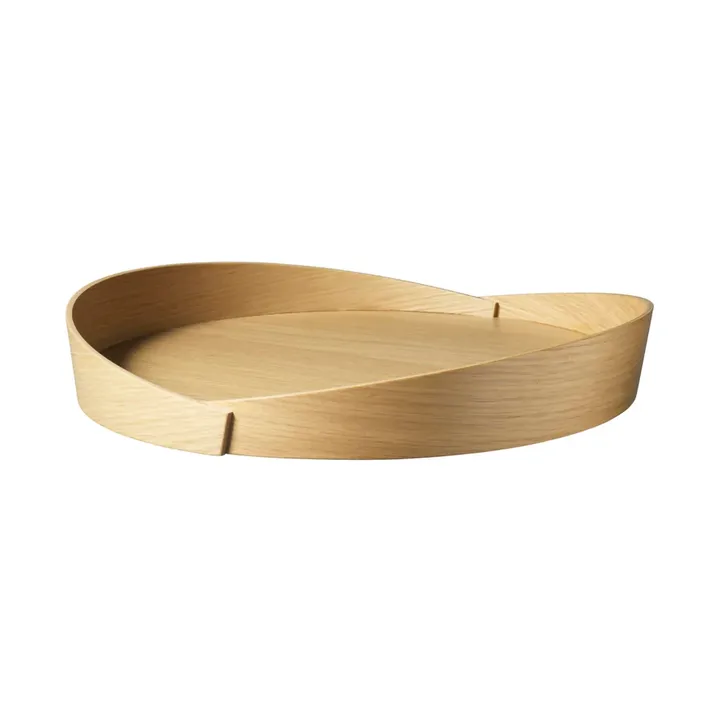 V43 Top tray Ø38 cm - Lacquered oak - FDB Møbler