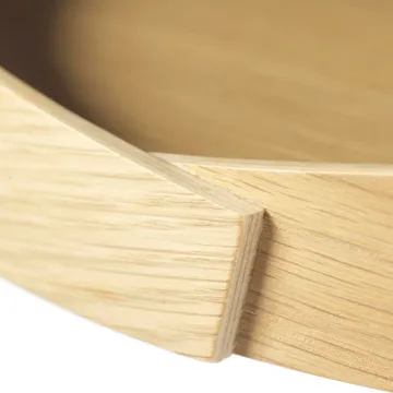 V43 Top tray Ø38 cm - Lacquered oak - FDB Møbler