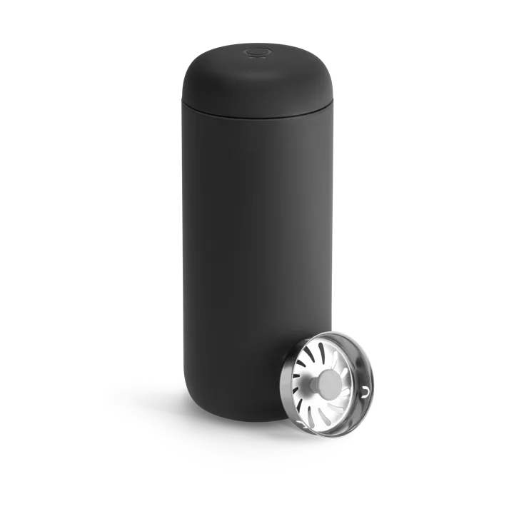 Carter thermos mug with splash guard 47 cl - Matte black - Fellow