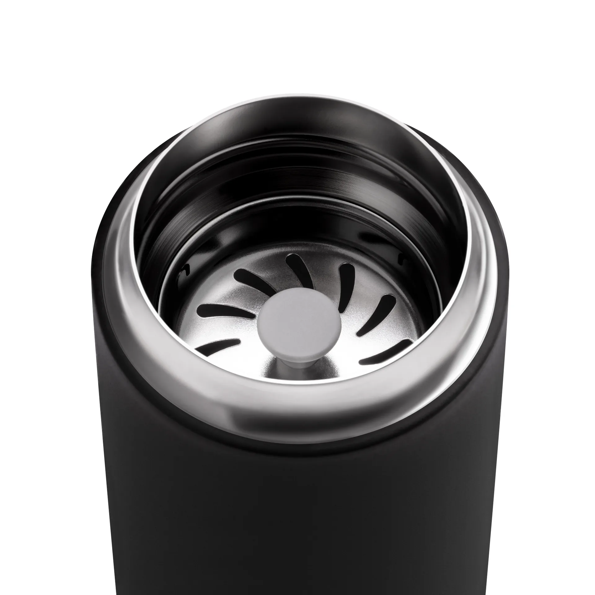 Carter thermos mug with splash guard 47 cl, Matte black Fellow