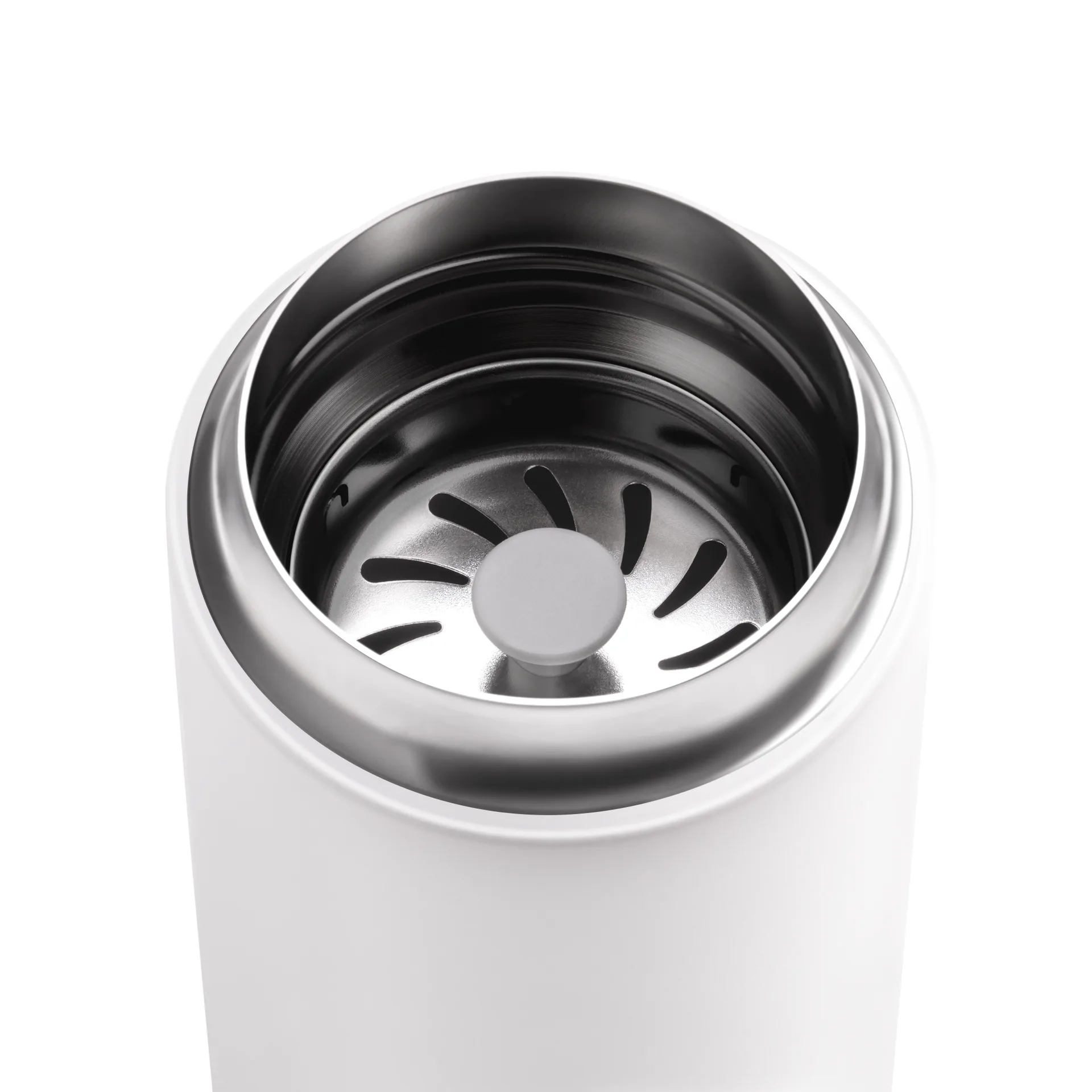 Carter thermos mug with splash guard 47 cl, Matte white Fellow
