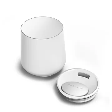 Ruby Wine thermos mug 35 cl - Matte white - Fellow