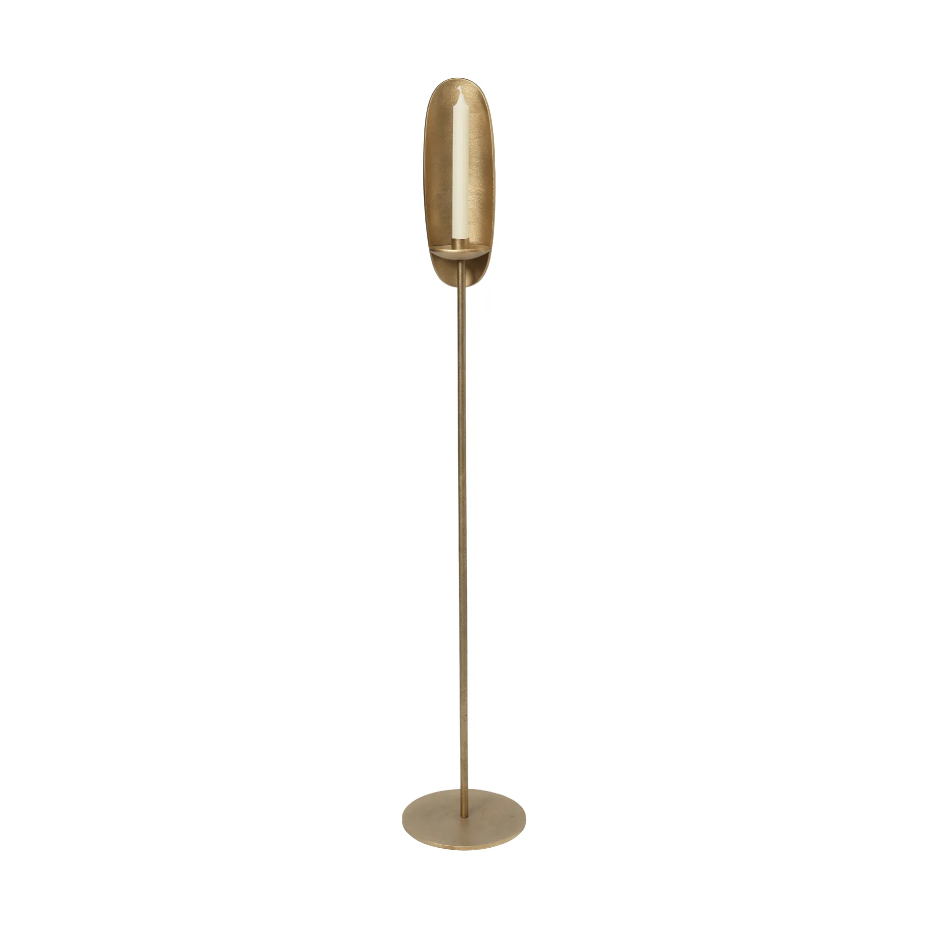 Agapé floor candleholder, Brass finish Ferm Living