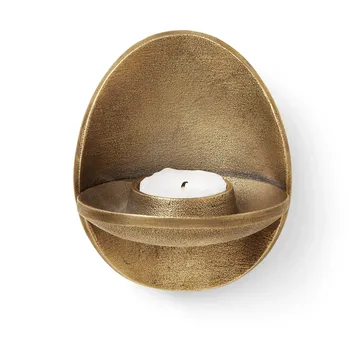 Agapé tealight holder wall - Brass finish - Ferm Living