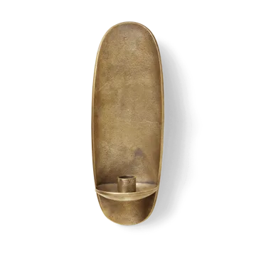 Agapé wall-mounted candlestick - Brass finish - Ferm Living