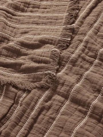 Aires bed spread 240x250 cm - Stone - Ferm Living