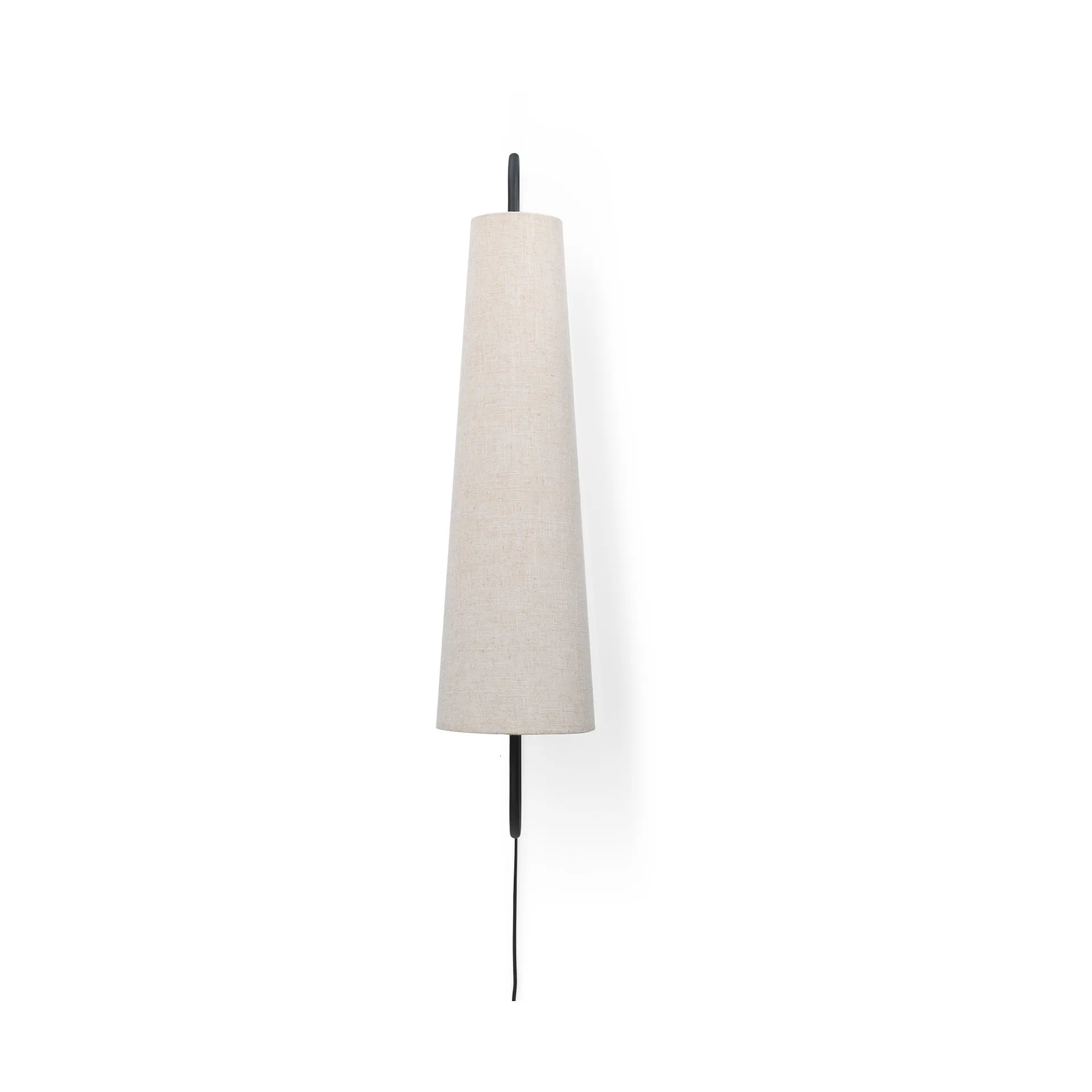 Ancora wall lamp, Black-Natural Ferm Living