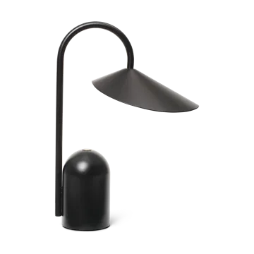 Arum portable lamp - Black - Ferm Living