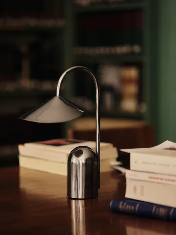 Arum portable lamp - Stainless steel - Ferm Living