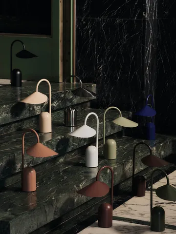Arum portable lamp - Stainless steel - Ferm Living