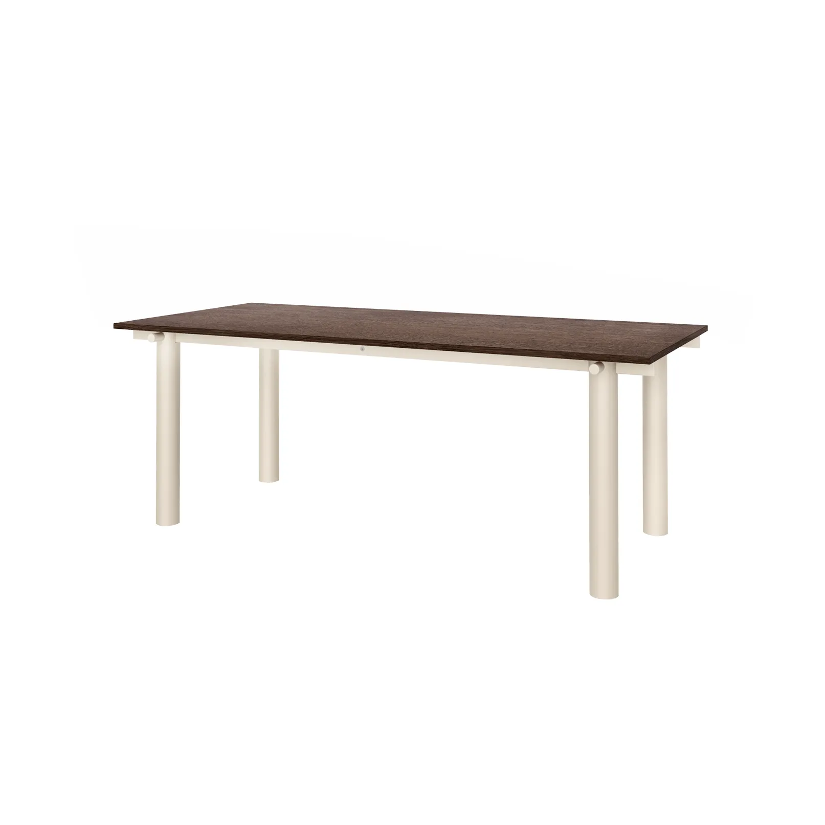 Atura dining table, Light cashmere-dark stained oak, 90x200 cm Ferm Living