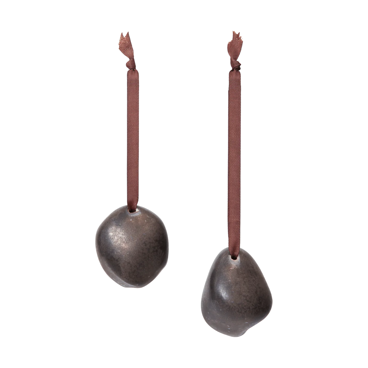 Bellure Christmas ornament 7 cm 2 pieces, Rustic Bronze Ferm Living
