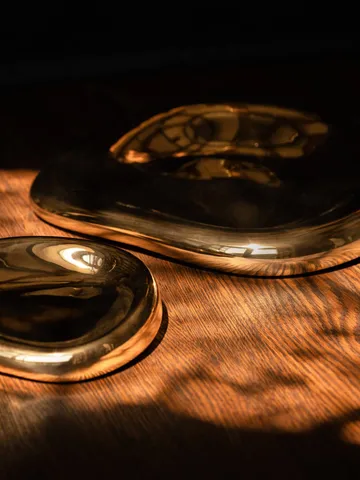 Bellure decorative bowl Ø17 cm - brass finish - Ferm Living