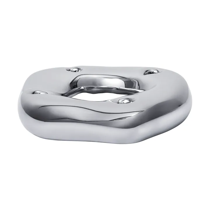 Bellure ring candleholder - Silver - Ferm Living